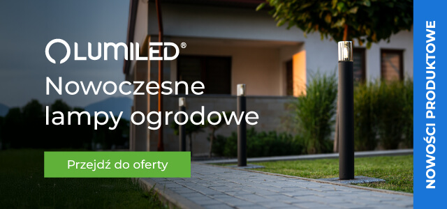 Nowoczesne lampy ogrodowe Lumiled